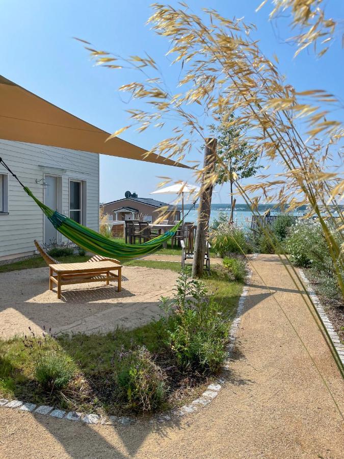 Haus Im Schilf 1 - Ferienwohnungen Am Hainer See Bei Leipzig ノイキエリッチュ エクステリア 写真