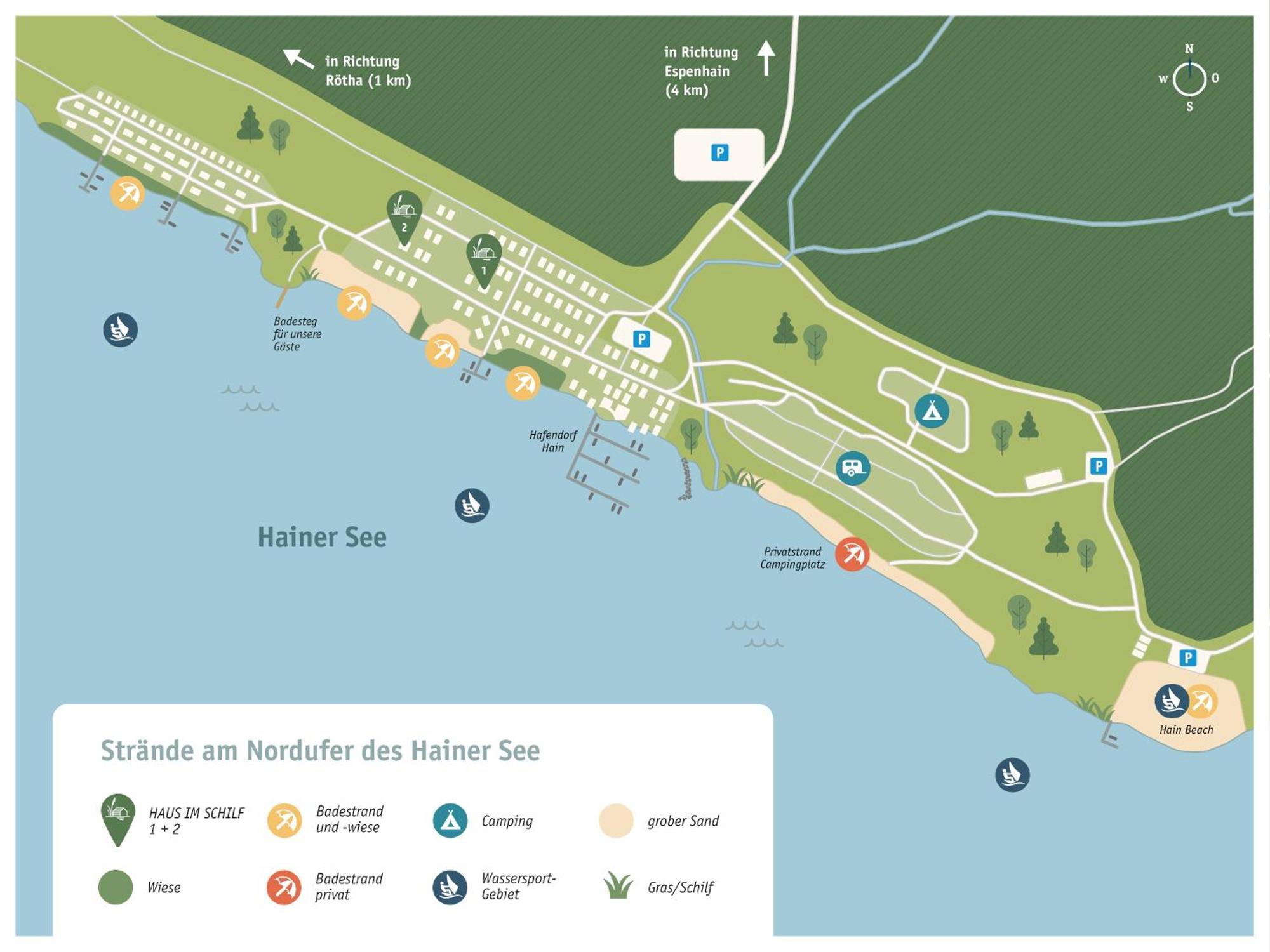 Haus Im Schilf 1 - Ferienwohnungen Am Hainer See Bei Leipzig ノイキエリッチュ エクステリア 写真